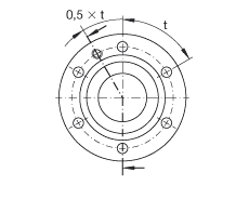 推力角接觸球軸承 ZKLF1762-2Z, 雙向，螺釘安裝，兩側(cè)間隙密封